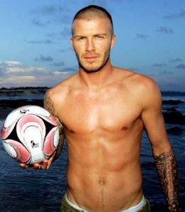 David Beckhampack on David Beckham And Six Pack As He Might Have Looked If He Had Landed